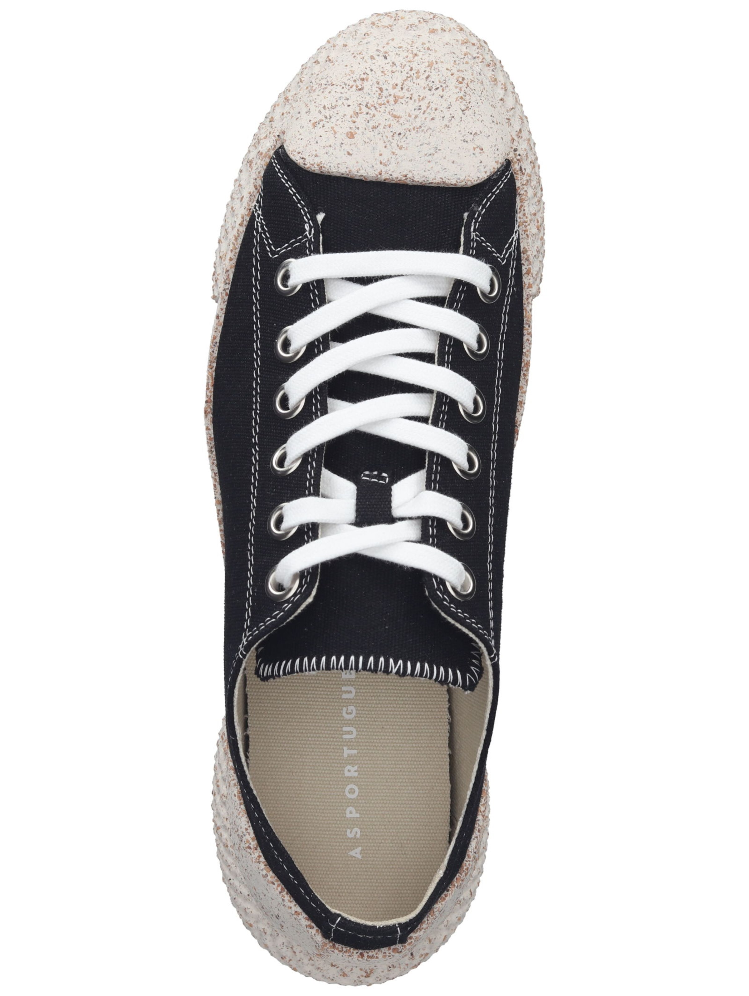 Asportuguesas Platform trainers in Black