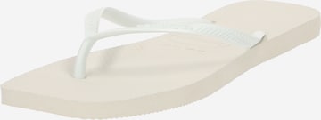 HAVAIANAS - Chinelos de dedo em branco: frente