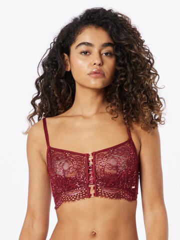 Hunkemöller Bustier BH 'Lara' i rød: forside