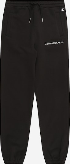 Calvin Klein Jeans Pantalon en noir / blanc, Vue avec produit