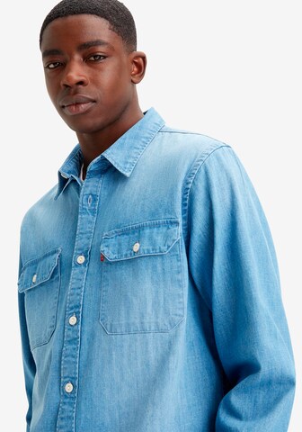 LEVI'S ® Comfort fit Button Up Shirt 'Jackson Worker' in Blue
