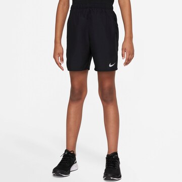 NIKE Regular Sports trousers in Black