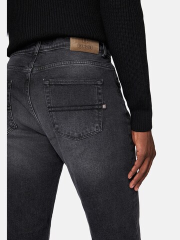 Boggi Milano Slimfit Jeansy 'SUSTAINABLE' w kolorze czarny