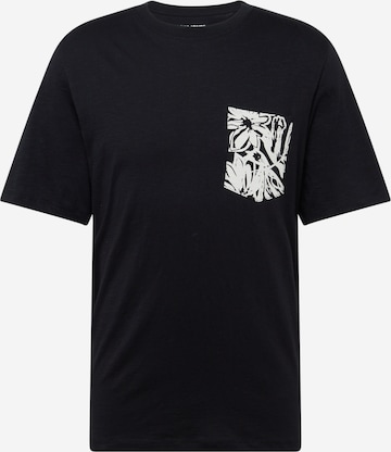 T-Shirt 'LAFAYETTE' JACK & JONES en noir : devant