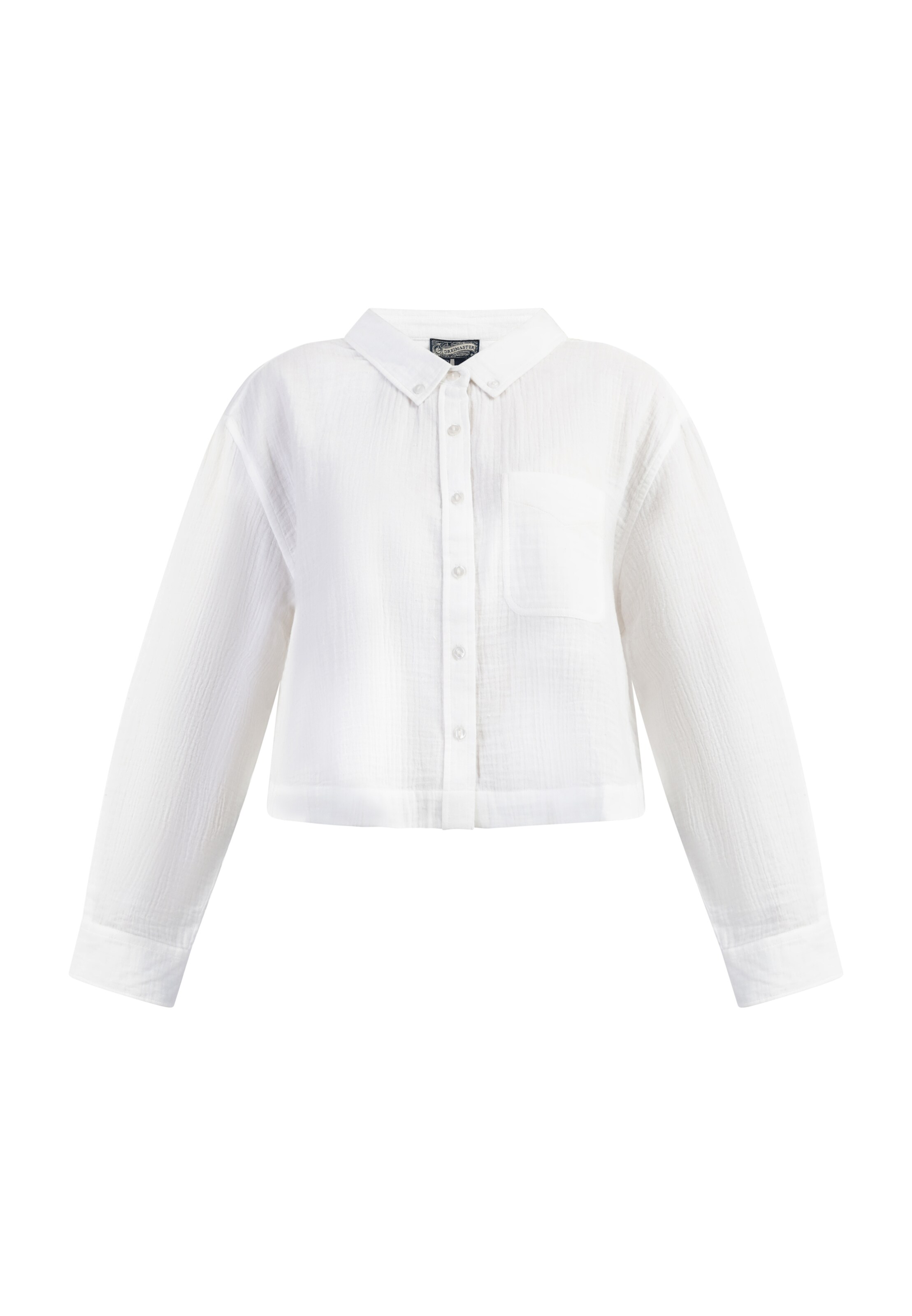 DreiMaster Vintage Μπλούζα σε λευκό: μπροστά