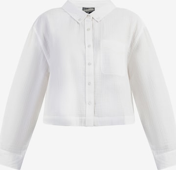 DreiMaster Vintage Blouse in White: front