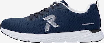 Baskets basses Rieker en bleu : devant