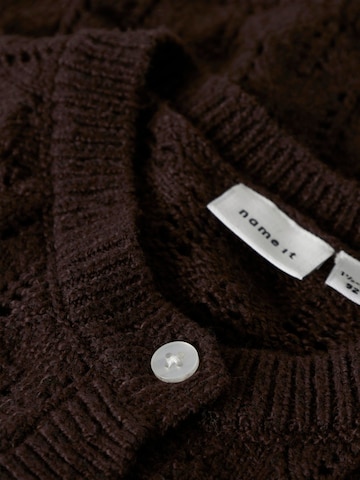 Cardigan NAME IT en marron
