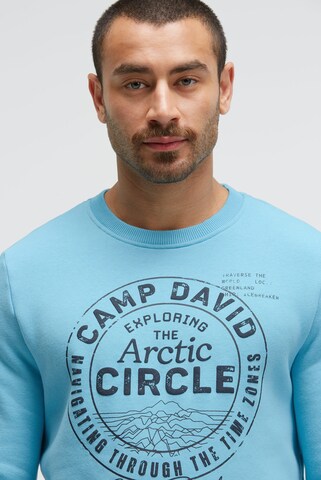 CAMP DAVID Sweatshirt in Blue