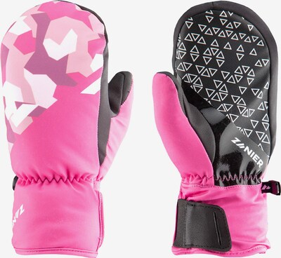 Zanier Athletic Gloves 'Sillian' in Dark grey / mottled pink / Black, Item view