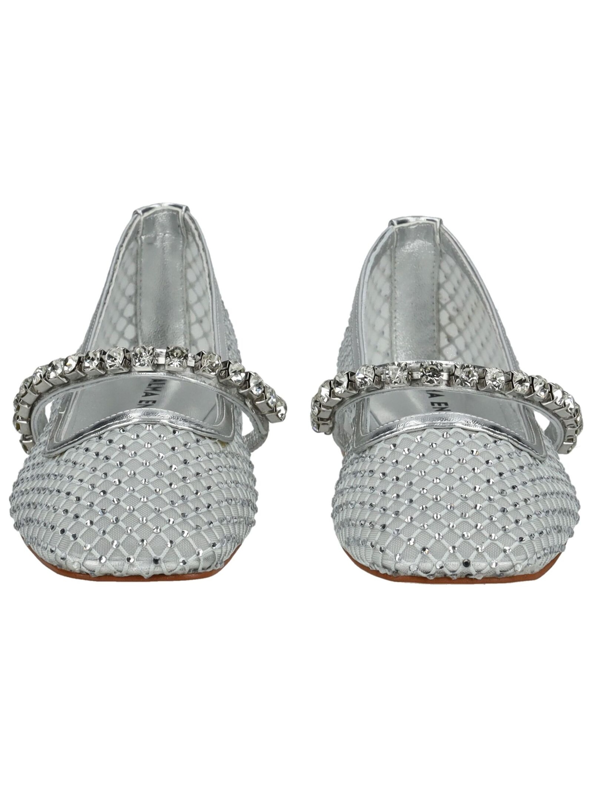 Ballerines à lanières Alma En Pena en argent