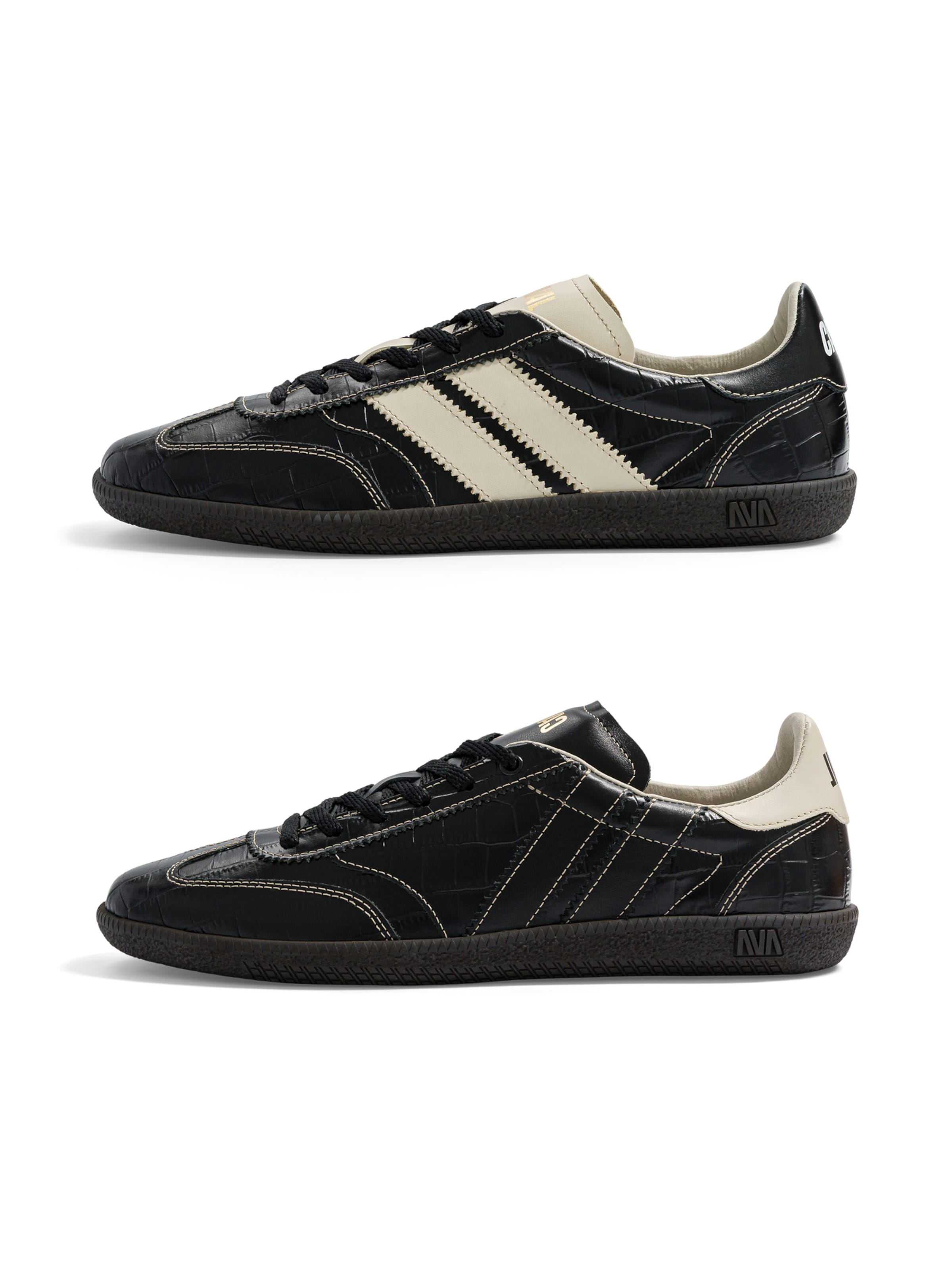 Caval - Sapato com atacadores ' PULSE ' em preto: frente