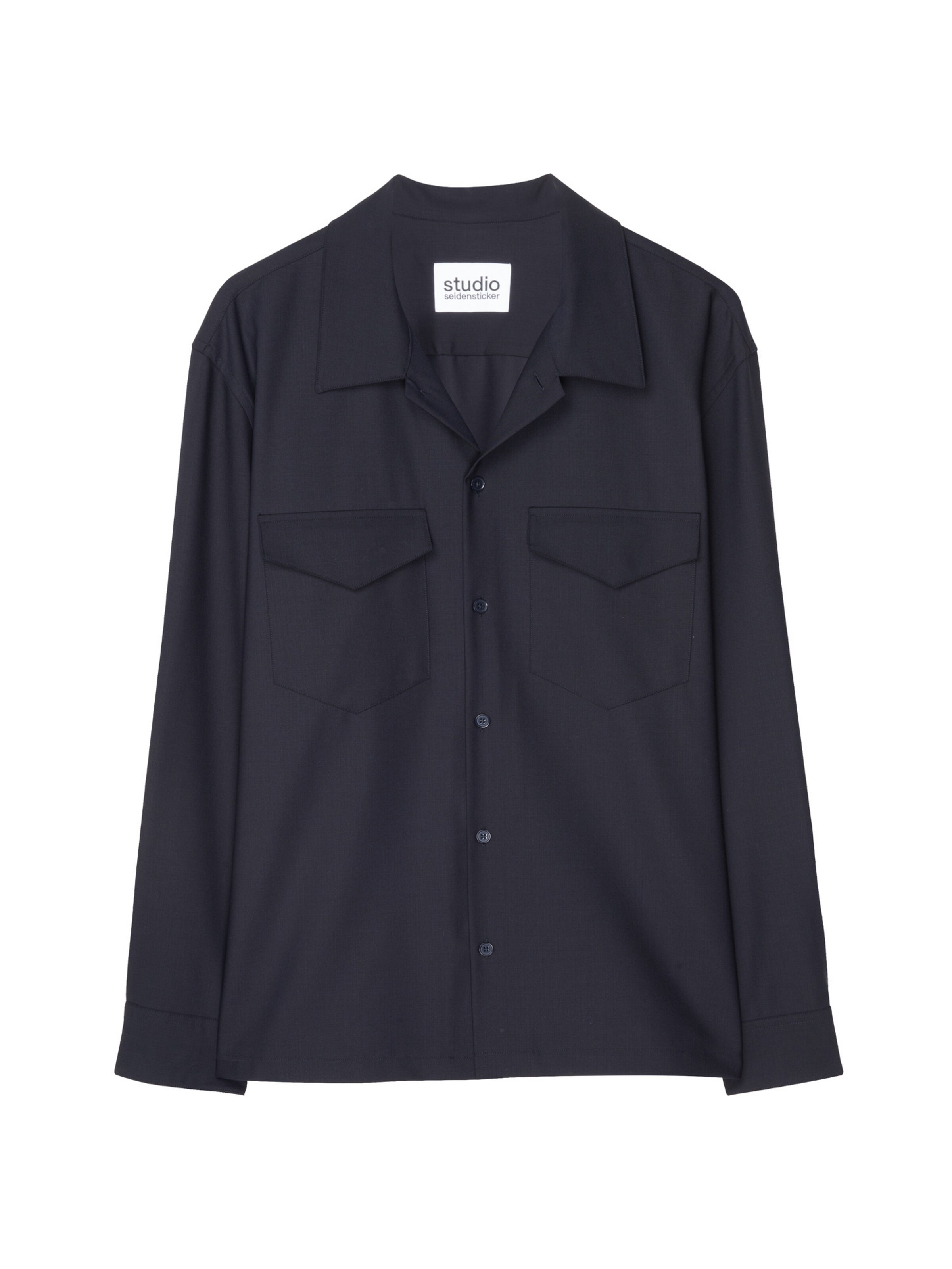 Studio Seidensticker Regular fit Button Up Shirt ' Studio ' in Blue: front