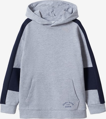 MANGO KIDS Sweatshirt 'Pekin' in Grey: front