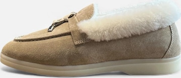 Begoria Slippers 'Suede' in Beige: front