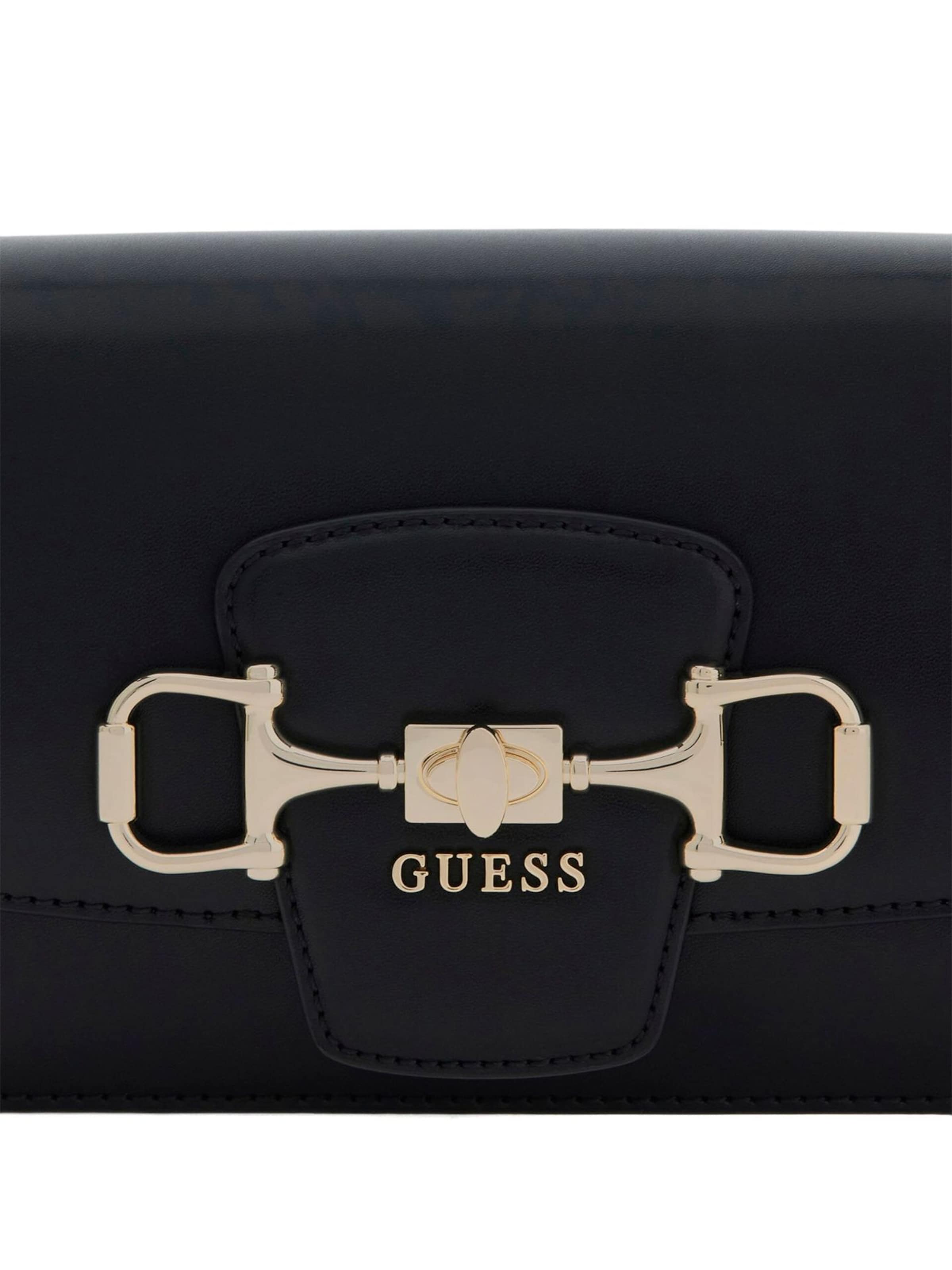 GUESS Umhängetasche 'Kabelka Janie'‌‌‌ in Schwarz