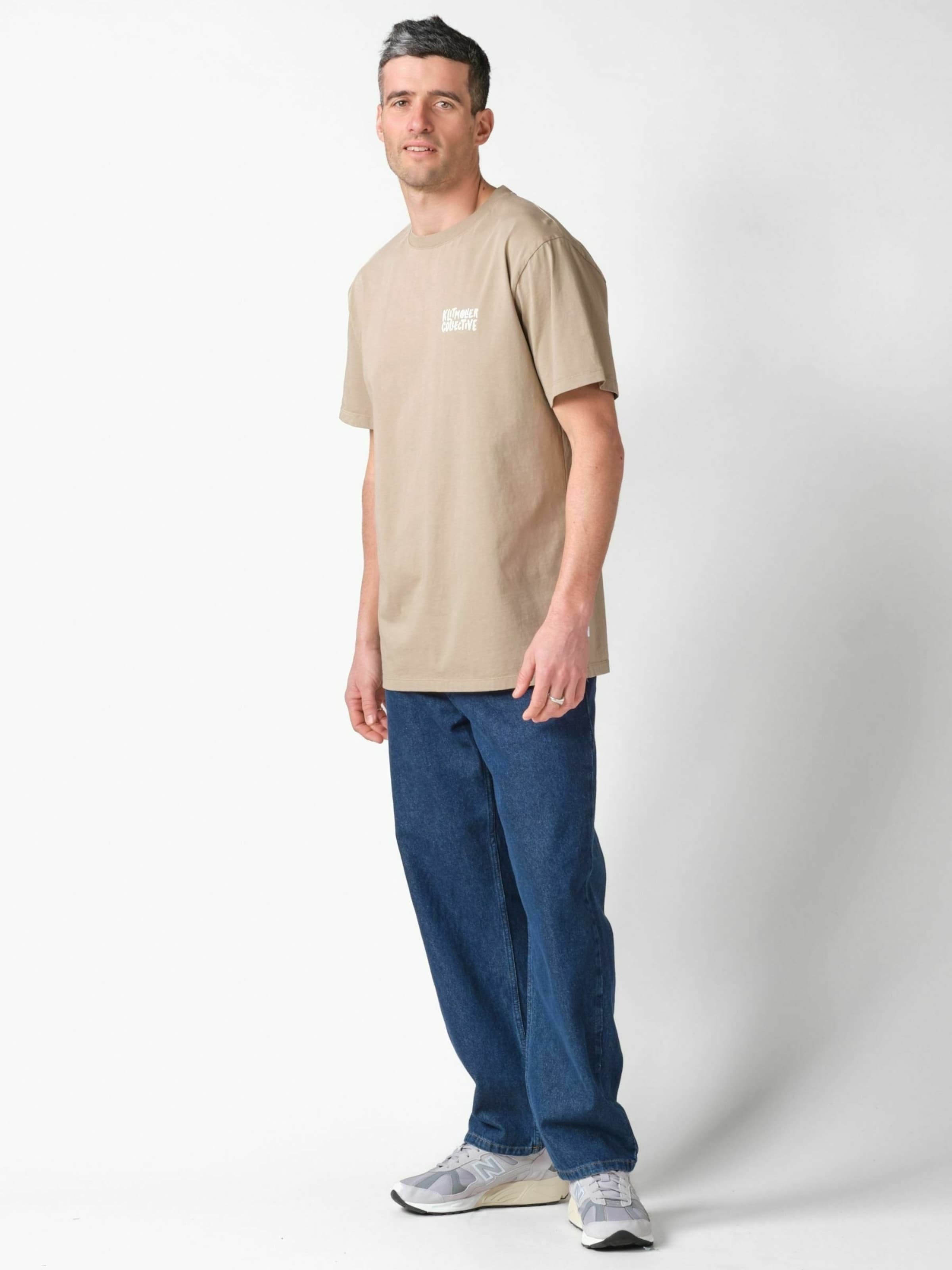 Klitmøller Regular fit Button Up Shirt ' Adi ' in Beige