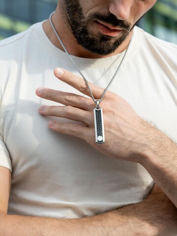 GT Collection Pendant 'Black Zircon' in Silver