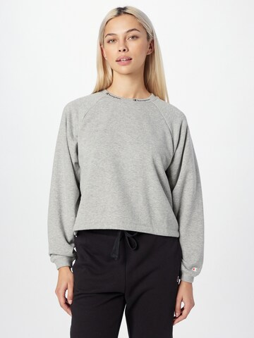 Sweat-shirt Champion Authentic Athletic Apparel en gris : devant