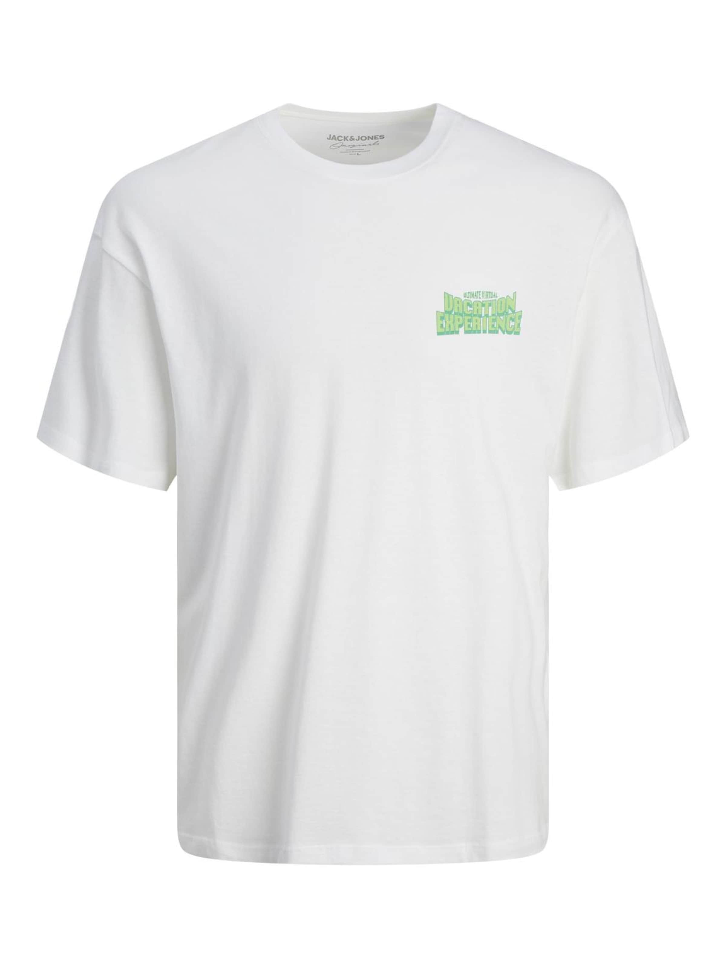 T-Shirt JACK & JONES en blanc : devant