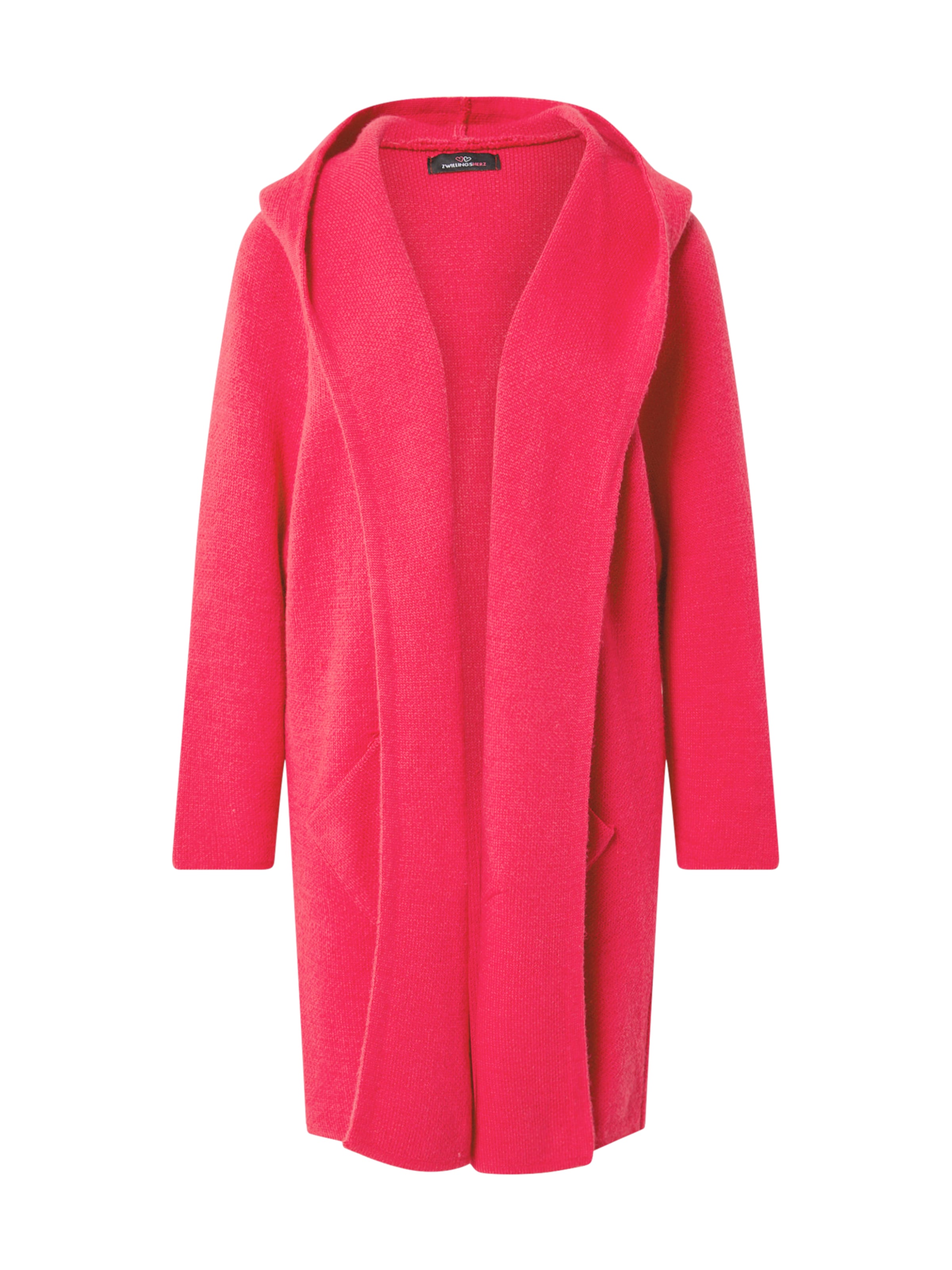 Zwillingsherz Cardigan 'Annabell' i pink: forside