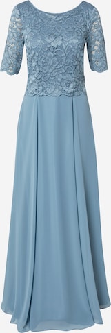 Robe de soirée Vera Mont en bleu : devant