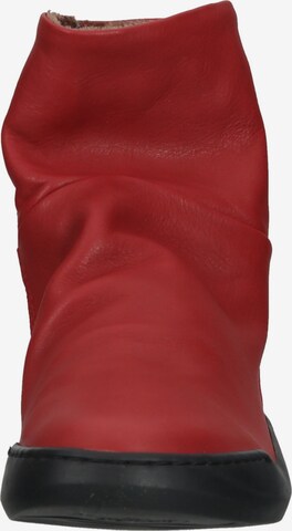 Softinos Ankle Boots in Red