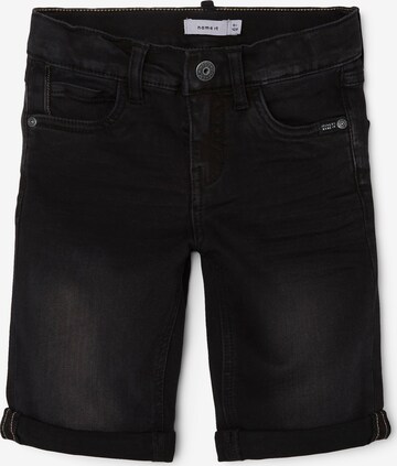 NAME IT Regular Shorts 'Theo' in Schwarz: predná strana