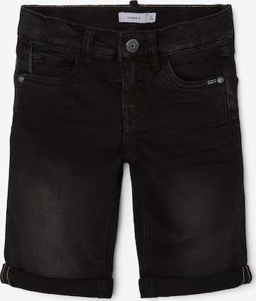 NAME IT Regular Jeans 'Theo' i svart: framsida