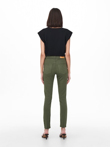 JDY Skinny Broek 'LARA' in Groen