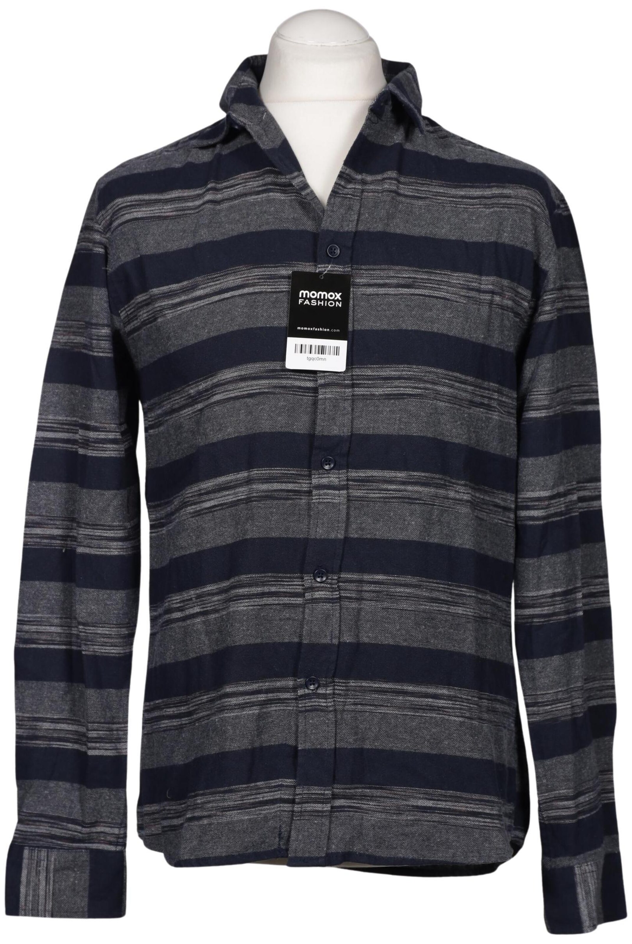 anerkjendt Button Up Shirt in L in Blue: front