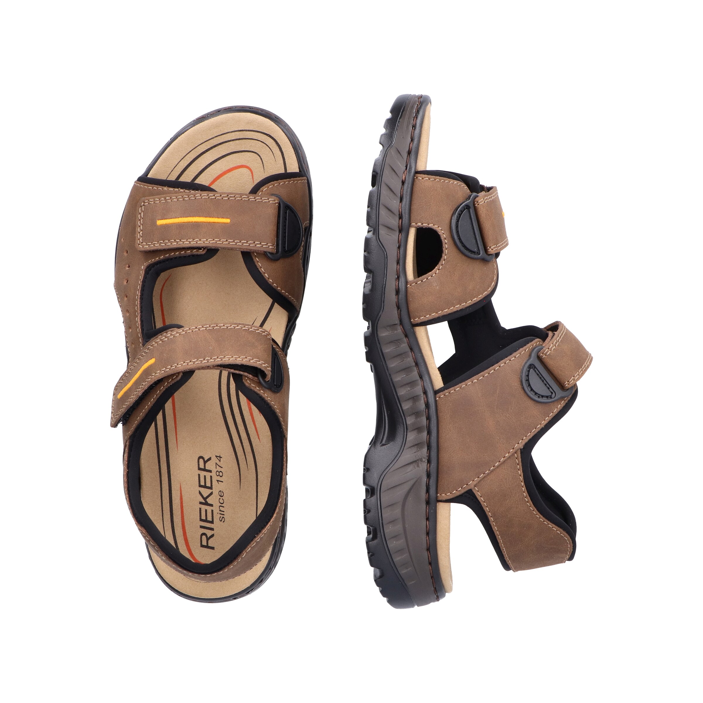 Sandales de randonnée Rieker en marron