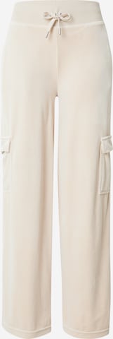 Juicy Couture Loose fit Cargo Pants 'AUDREE' in Beige: front
