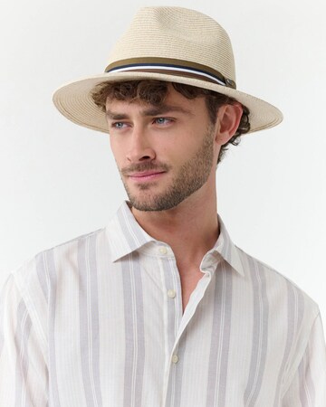 bugatti Hat 'Fedora' in Beige: front