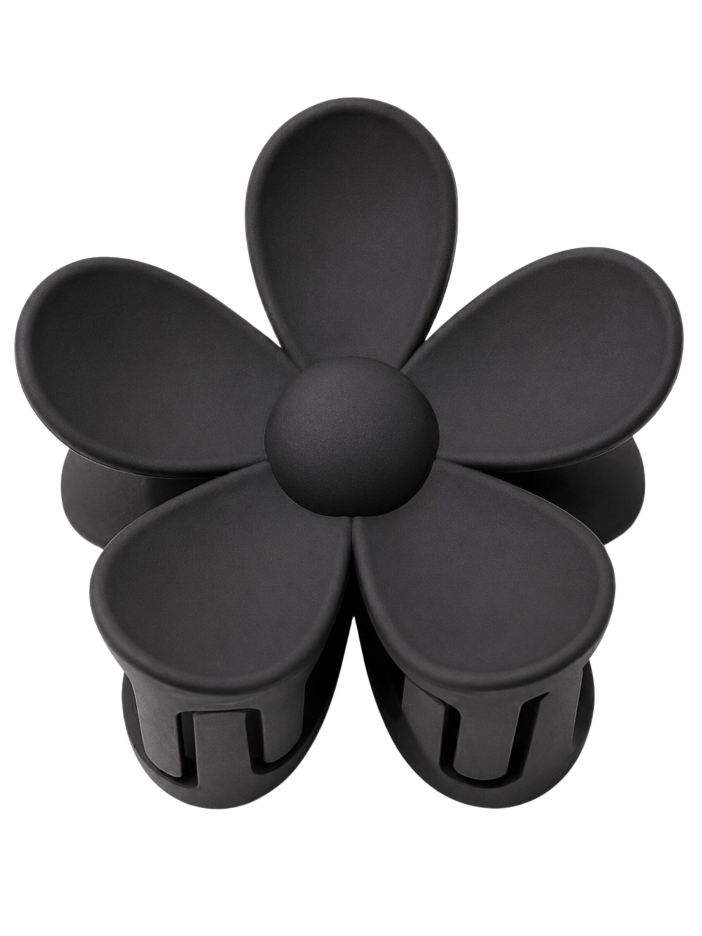 soho Hair accesoires Κοσμήματα για τα μαλλιά 'Bloom Hair Claw - Black' σε μαύρο: μπροστά