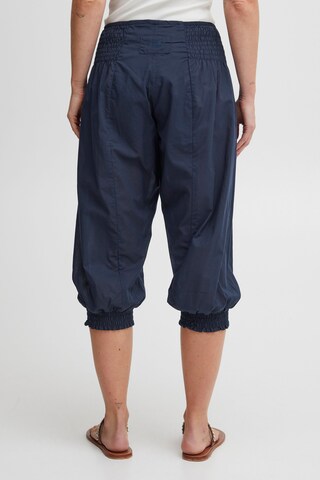 PULZ Jeans - Tapered Pantalón bombacho 'Jill' en azul