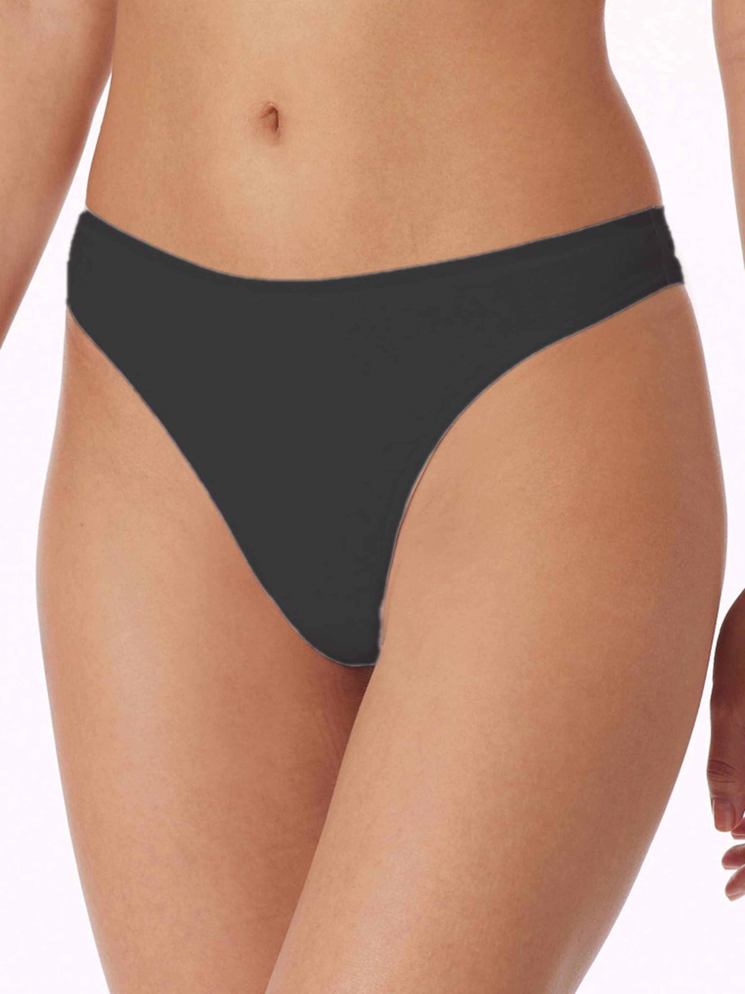 POMPADOUR String 'Light'‌‌‌‌‌‌‌ in Schwarz: Vorderseite