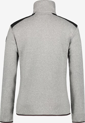 LUHTA Athletic Fleece Jacket 'Ahola' in Grey
