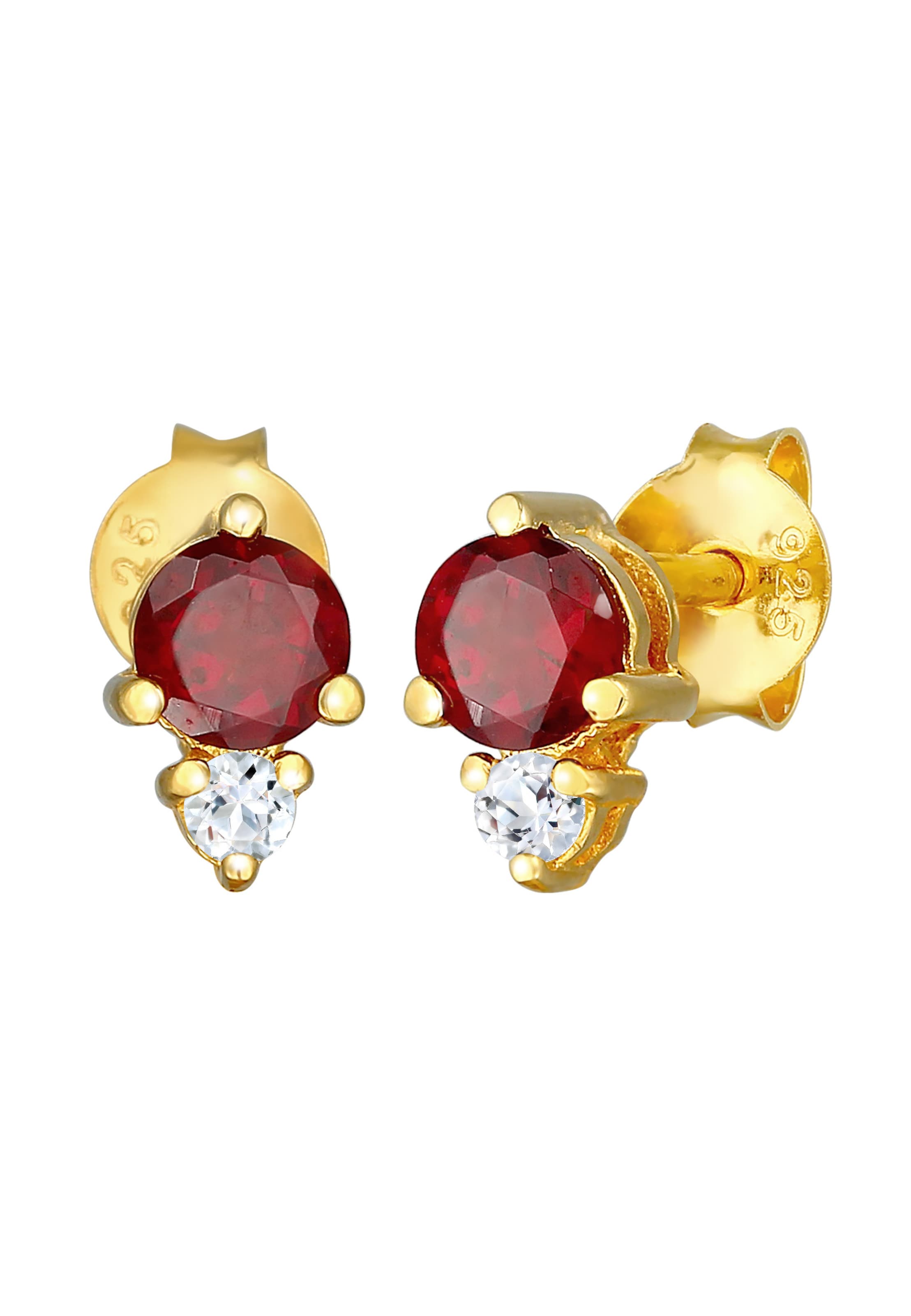 ELLI PREMIUM Earrings in Red: front