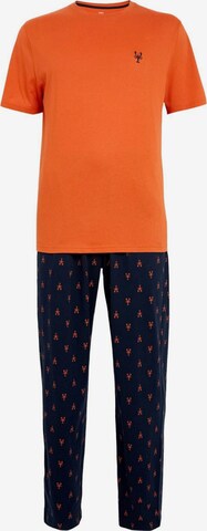 Marks & Spencer Pyjama lang in Blauw: voorkant