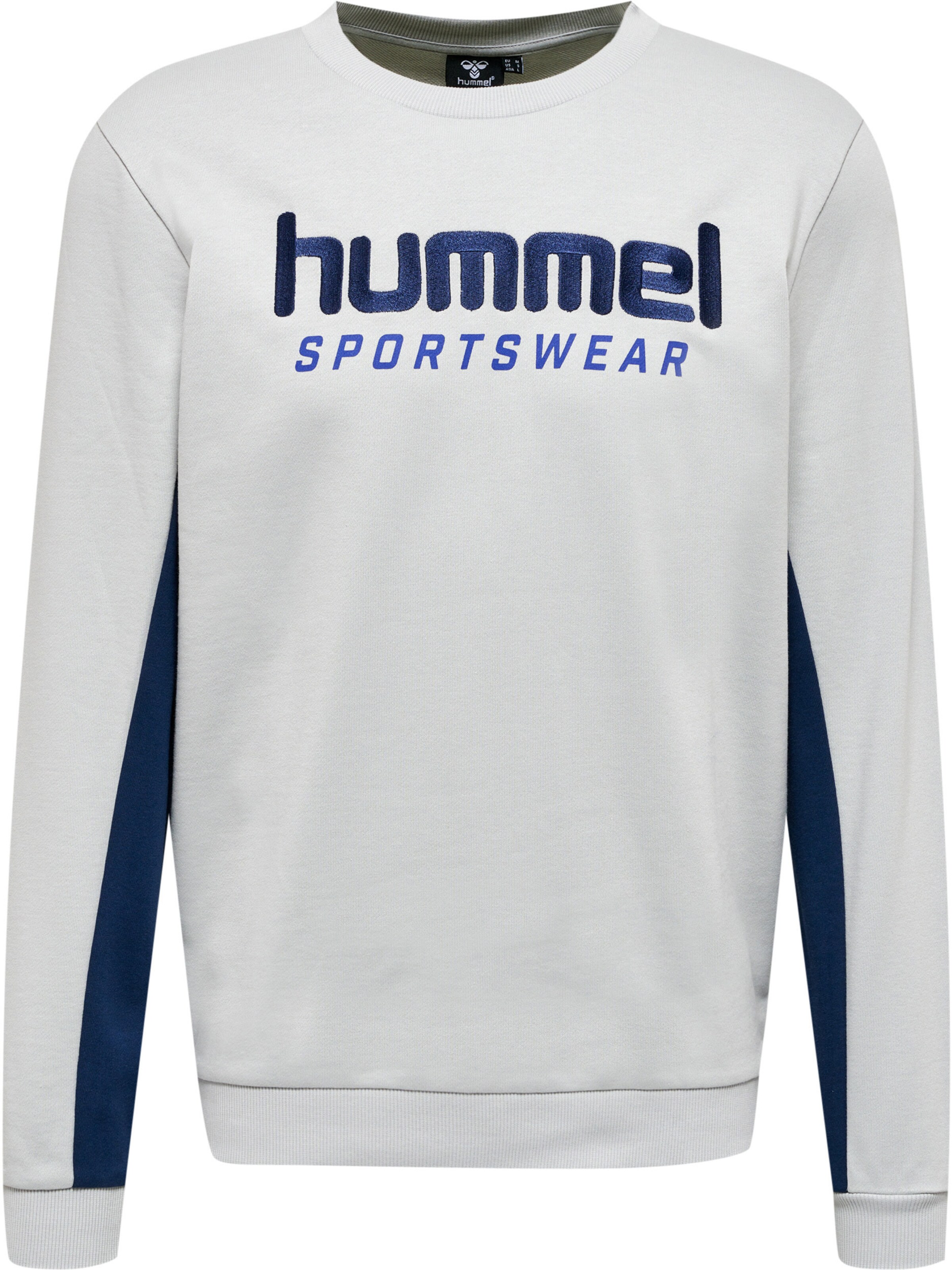 Hummel Sportsweatshirt 'Wesley' in Grijs: voorkant