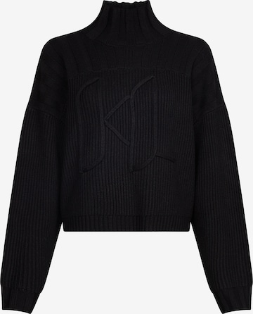 Karl Lagerfeld - Jersey en negro: frente