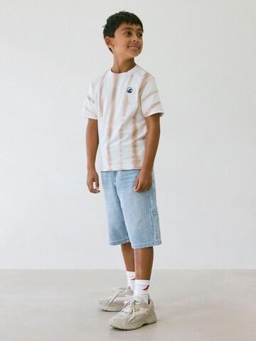 NAME IT - Pierna ancha Pantalón en azul