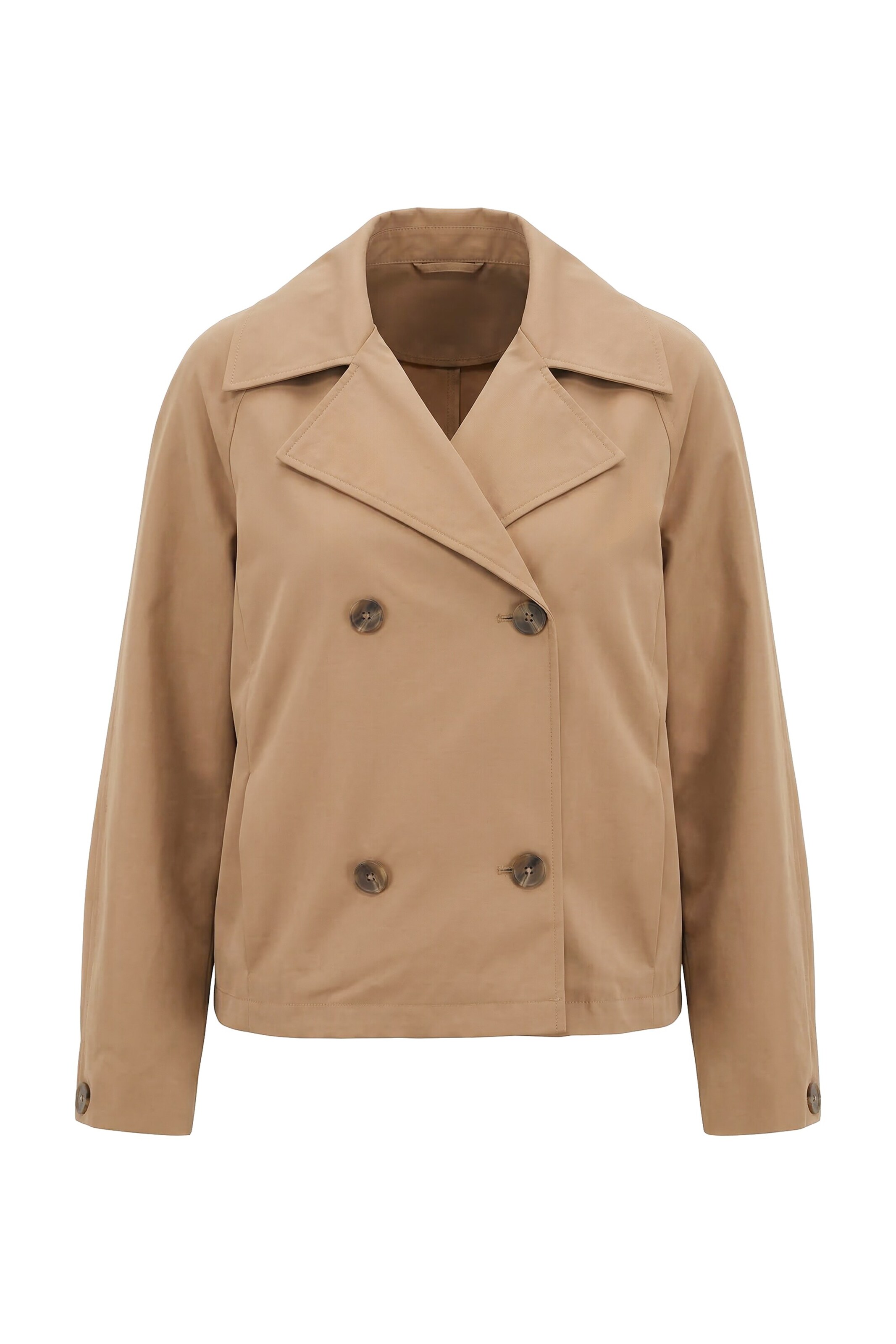 Ulla Popken Between-season jacket in Brown