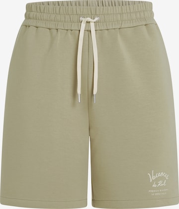 Karl Lagerfeld Regular Housut 'Vacances de Karl' värissä vihreä: etupuoli