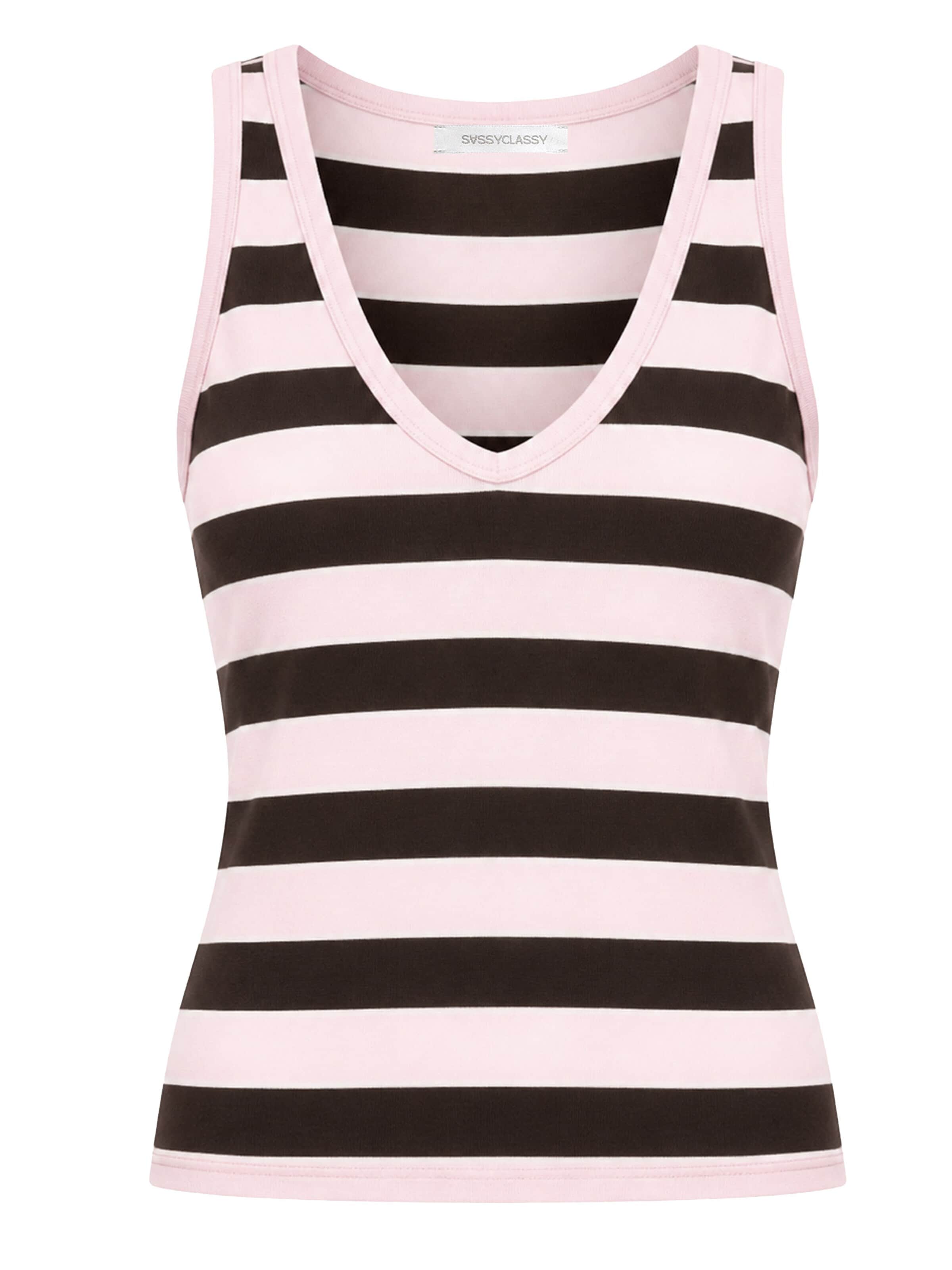 SASSYCLASSY Top in Pink: front