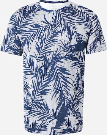 T-Shirt s.Oliver en bleu : devant