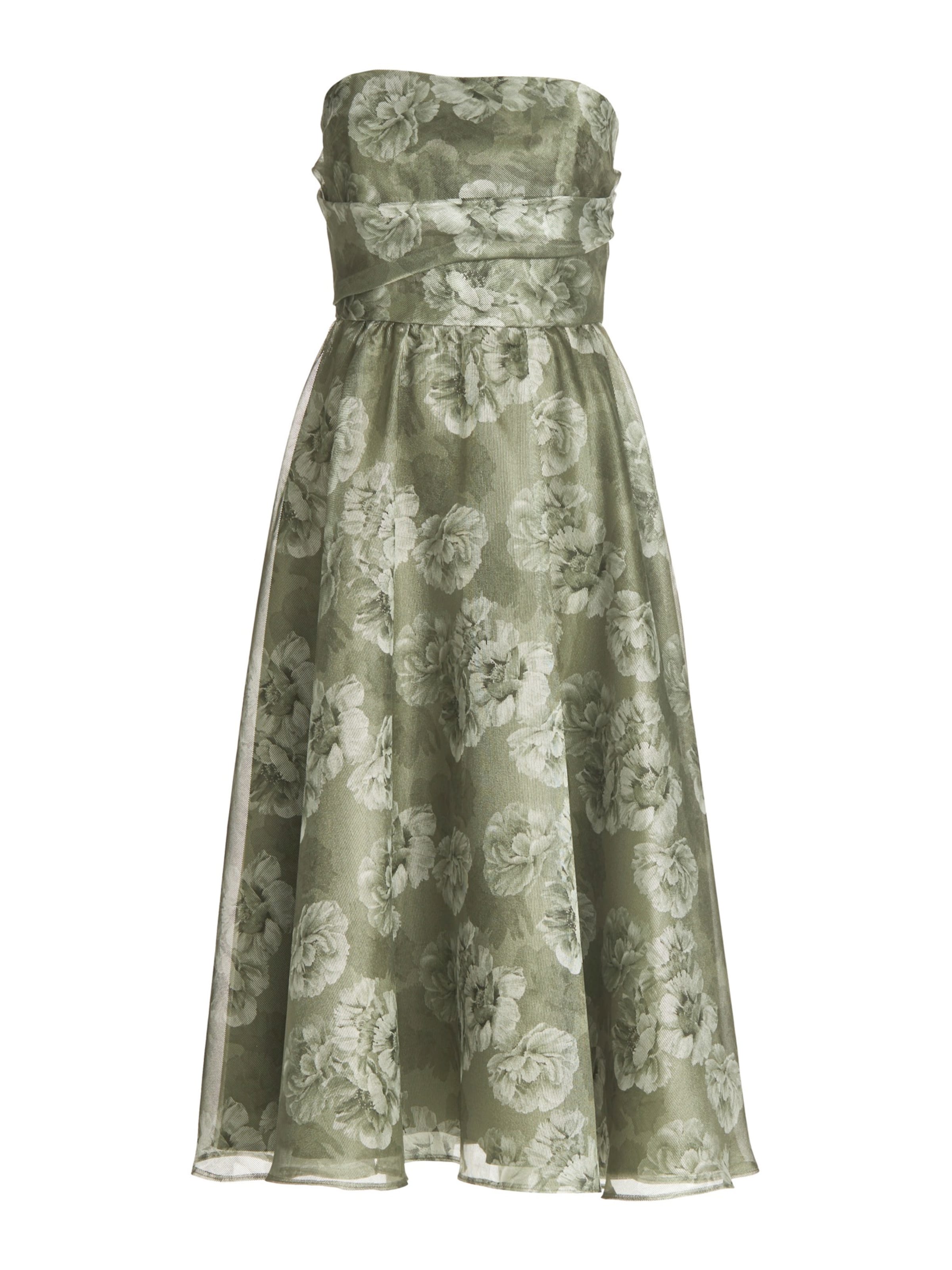 SWING - Vestido en verde: frente