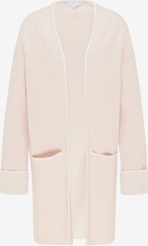 usha WHITE LABEL Knitted Coat in Pink: front
