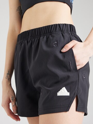 ADIDAS SPORTSWEAR Loosefit Sportshorts 'BLUV Q2 WVSH' in Schwarz